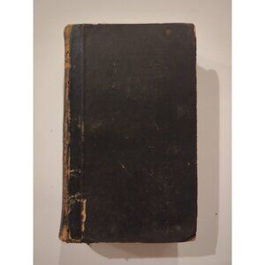 Class Book of Botany 2 Parts 1851 Alphonso Wood HC Antique Rough Condition